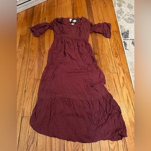 Know rose women’s long dress NWT